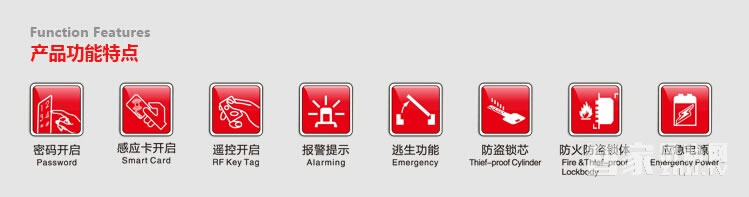 京特固刷卡锁 酒店直板锁 不锈钢感应锁