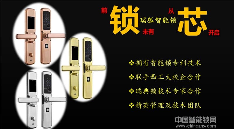 瑞狐智能锁不锈钢防猫眼开启智能锁 防窥视密码锁