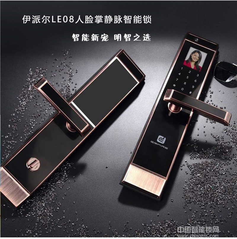 伊派尔人脸掌静脉智能锁 人脸识别智能锁