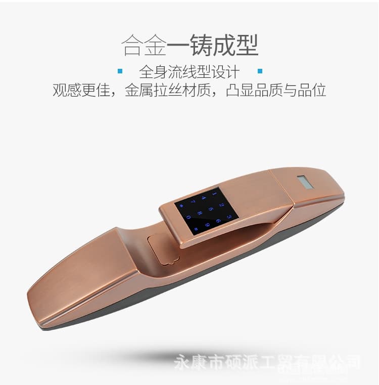 硕派半导体指纹锁 家用防盗智能锁