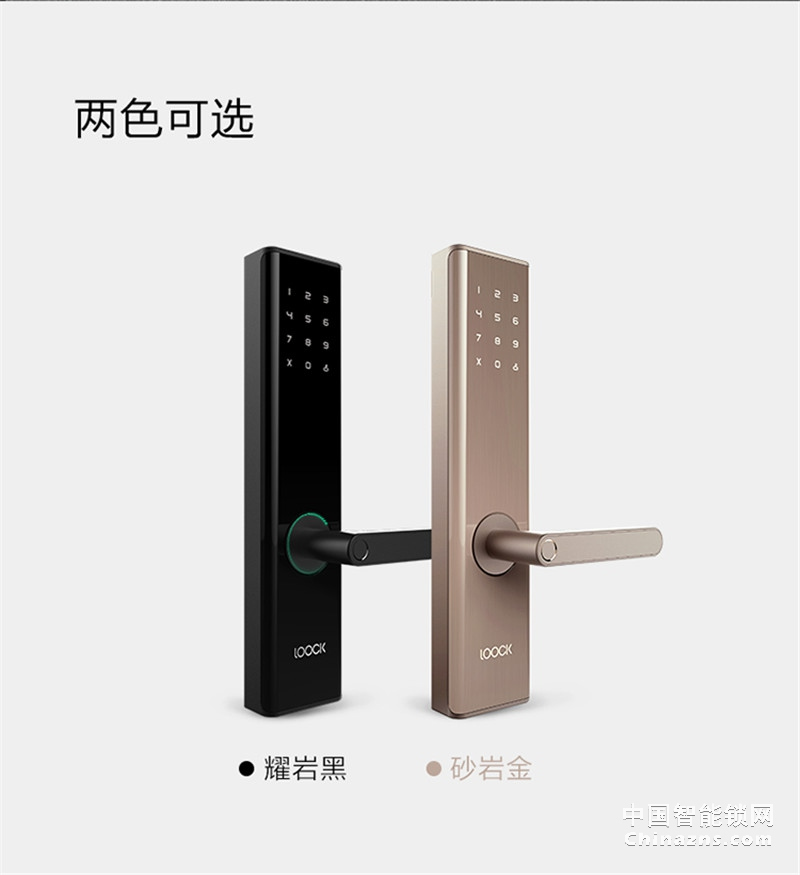 鹿客（LOOCK）Q2指纹锁智能锁 家用防盗门锁