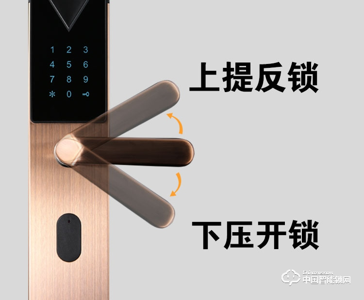 普泰升指纹锁 智能密码锁 感应大门电子锁
