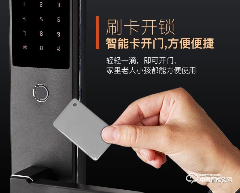 阿波罗智能锁 智能家用直板指纹门锁 防盗智能锁