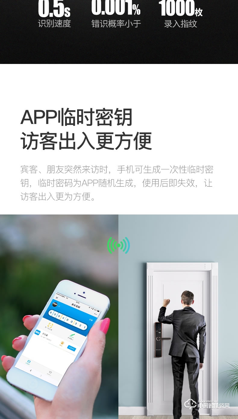 典匠智能锁 D6018家用防盗门智能密码锁
