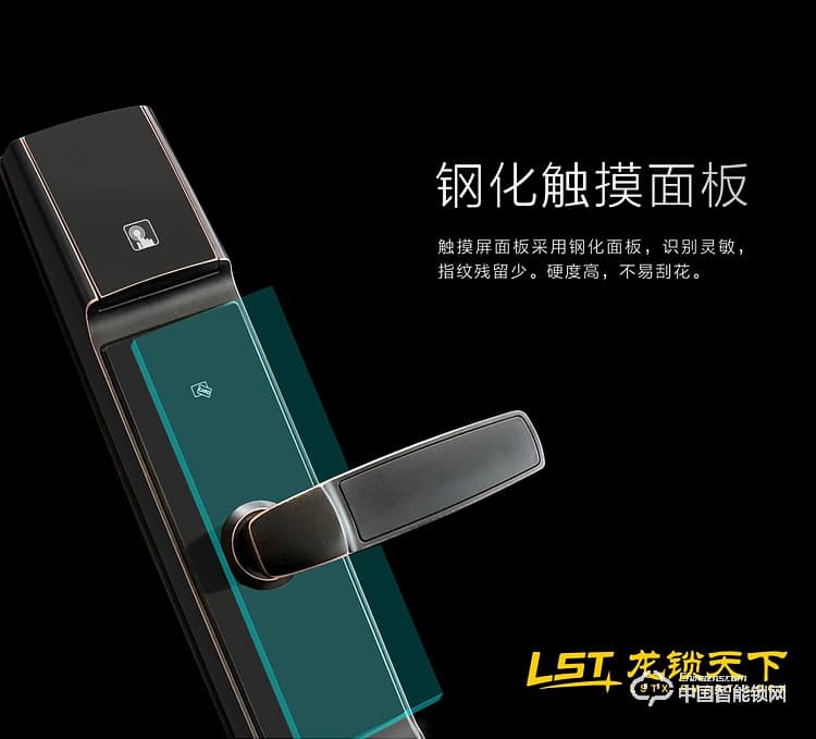 龙锁天下智能锁 指纹密码锁 防盗智能门锁Q5