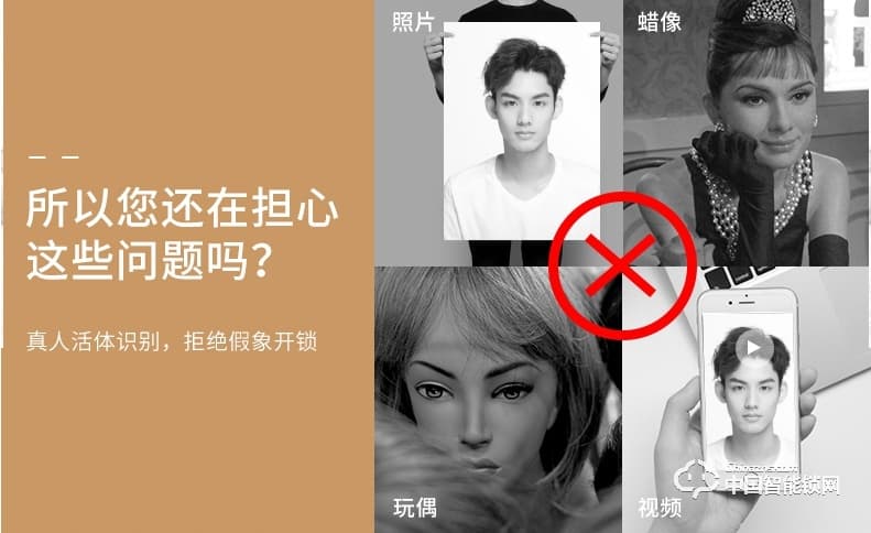 浩宇兴智能锁 全自动人脸识别锁掌纹识别指纹锁