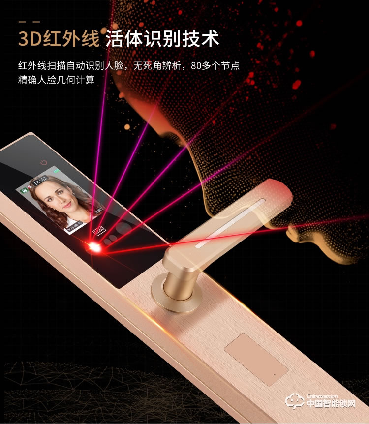 浩宇兴智能锁 人脸识别锁防盗门锁密码锁