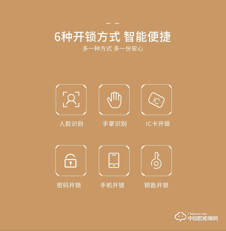 浩宇兴智能锁 人脸识别锁防盗门锁密码锁