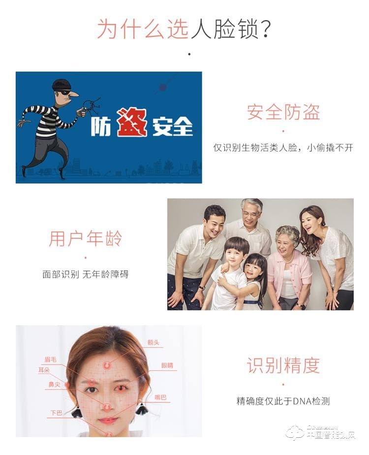 浩宇兴智能锁 人脸锁掌静脉密码锁手机远程开锁