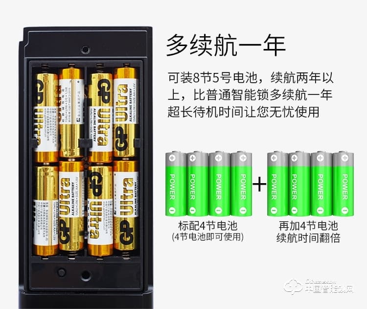 迪克曼智能锁 家用防盗门智能锁滑盖锁刷卡锁A7