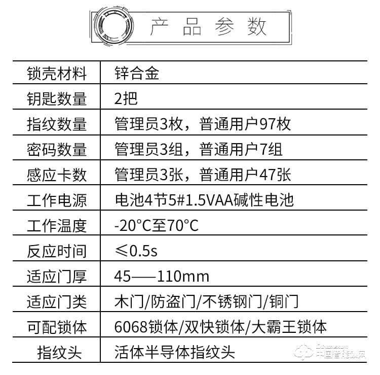 迪克曼智能锁 家用防盗门智能锁滑盖锁刷卡锁A13