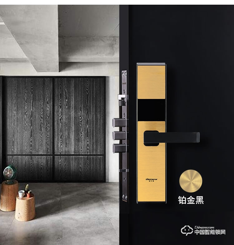 迪克曼智能锁 智能锁滑盖锁刷卡锁A9