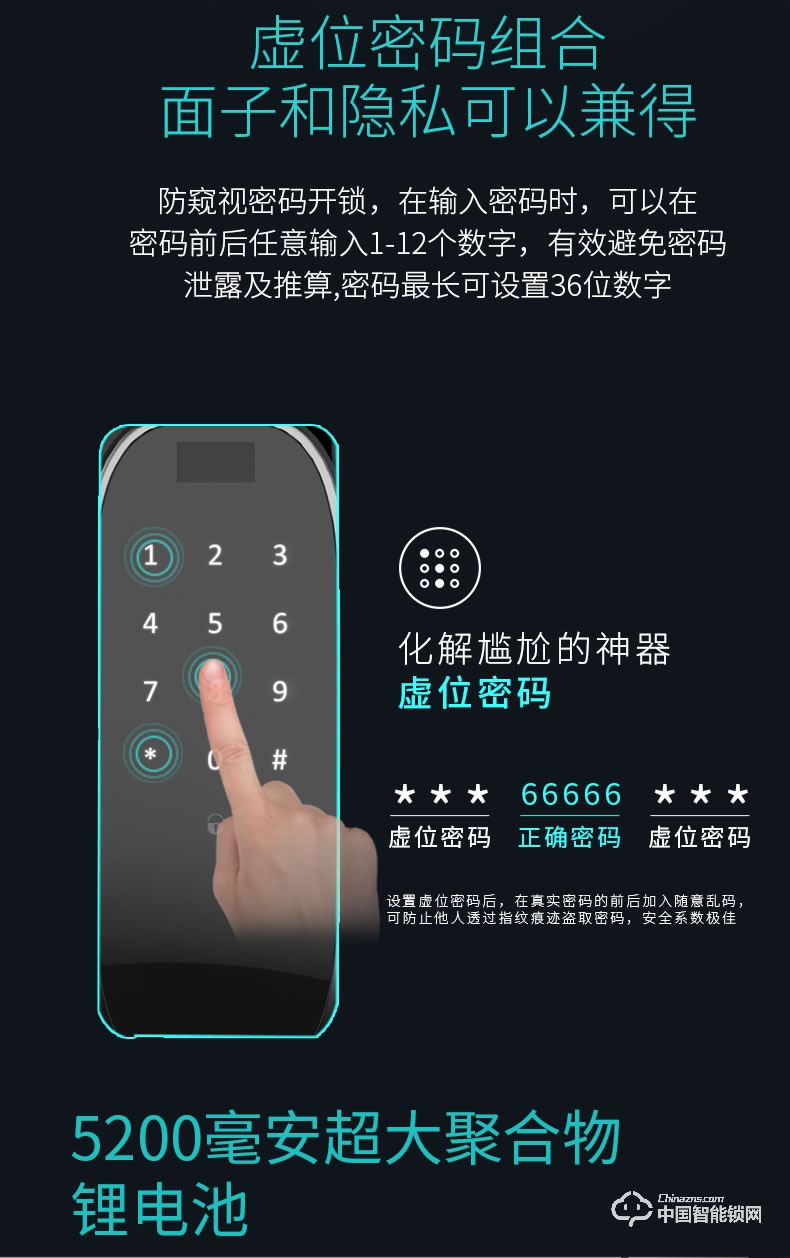 弘顾智能锁 H003智能通用型密码电子锁全自动刷卡感应