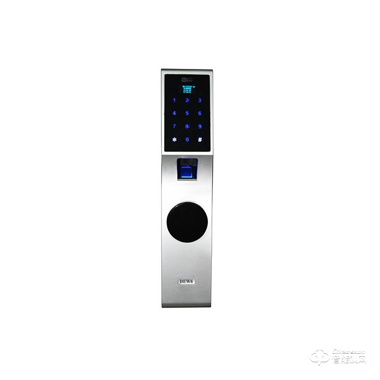 德尔纹指纹锁 智能语音防偷窥密码锁