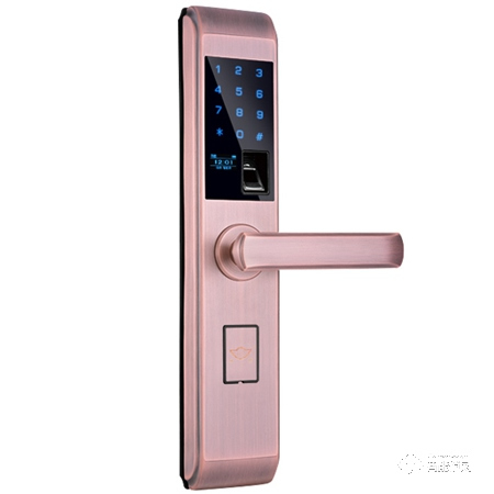 华鹰智能锁 直板指纹锁 家用防盗电子密码锁