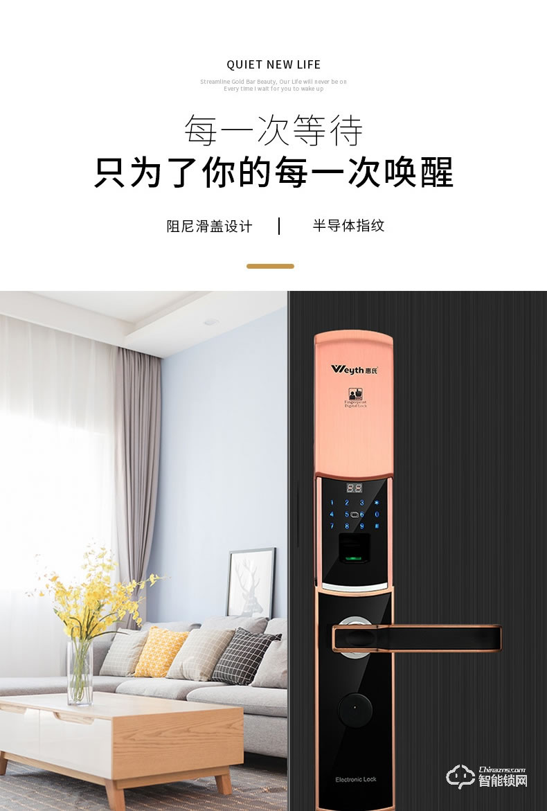 惠氏智能锁 S-20通用型智能密码锁