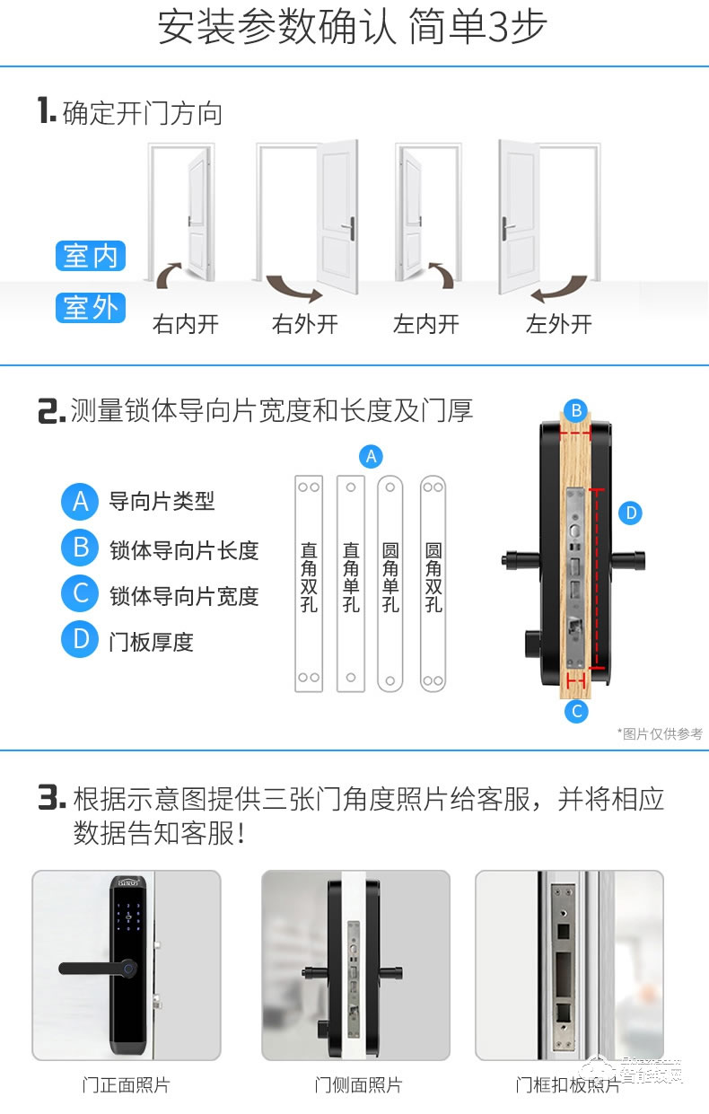 众家安指纹锁 智能电子密码锁刷卡锁