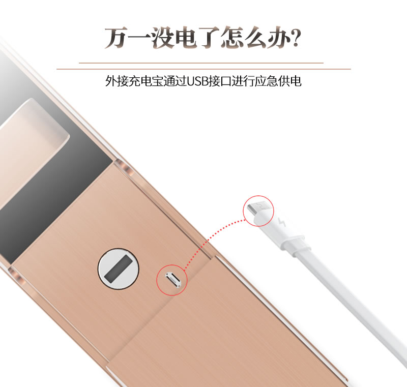 金网通智能锁 8301临时密码C级锁芯智能锁
