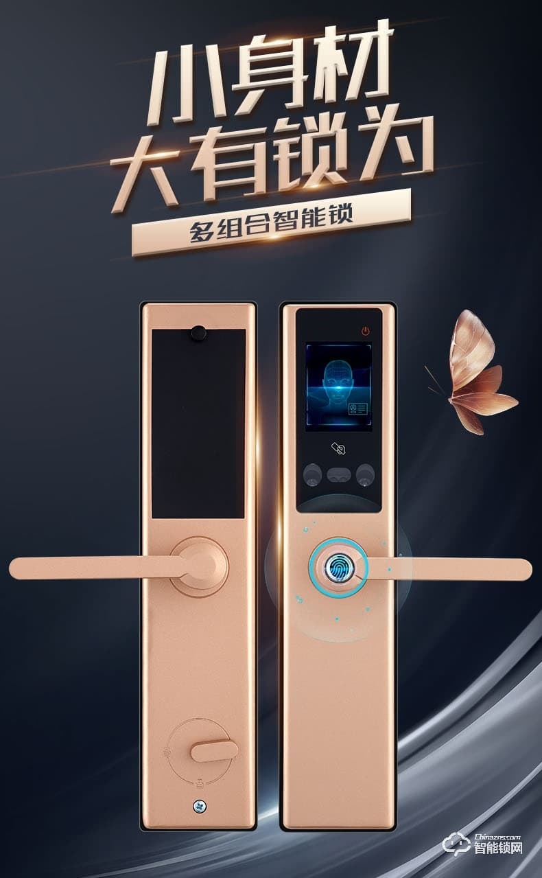 梵蒂安指纹锁 人脸识别智能锁指纹密码锁