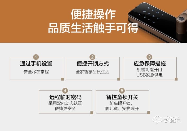 海尔智能锁 NB系列家用防盗门电子锁