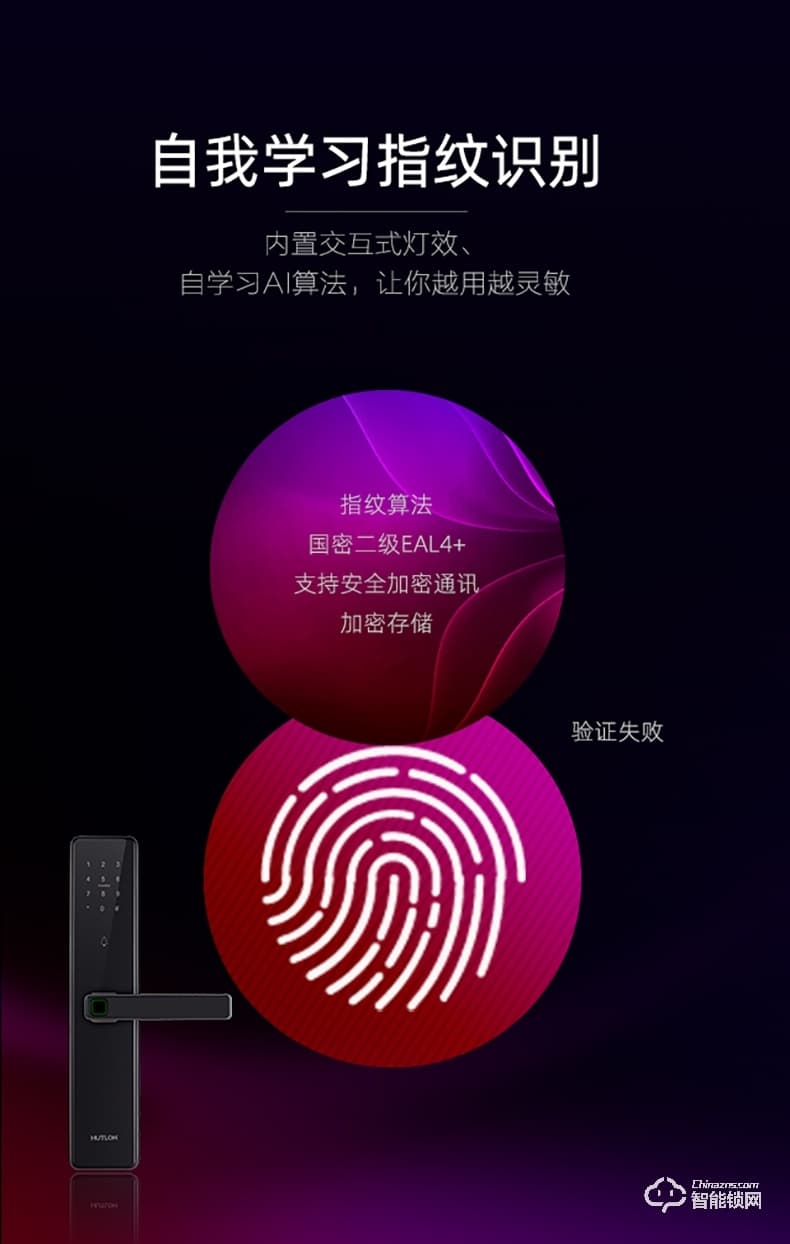 汇泰龙智能锁 A8s家用防盗门半自动密码锁