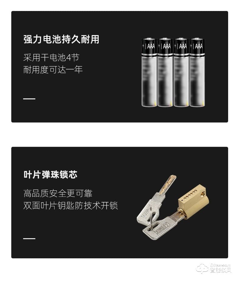 乐肯智能锁 6602防盗门家用APP微信大门刷卡锁