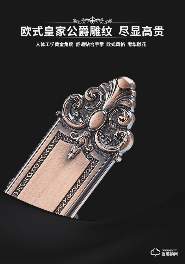 西红仕智能锁 V7豪华别墅指纹密码磁卡锁