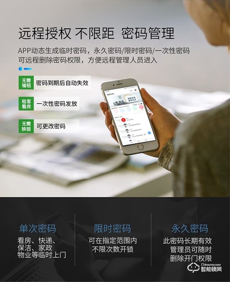 西红仕智能锁 H2公寓互联网密码防盗门锁