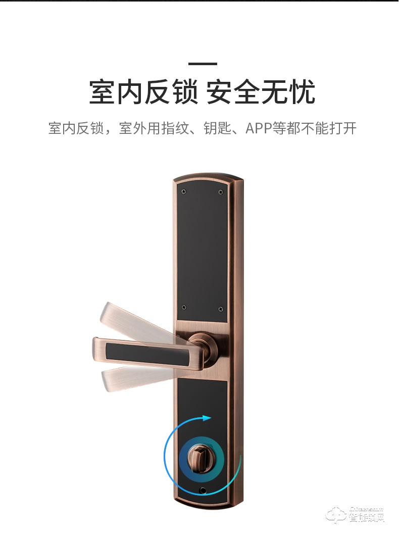 纽冠智能锁 N816家用电子锁智能门锁