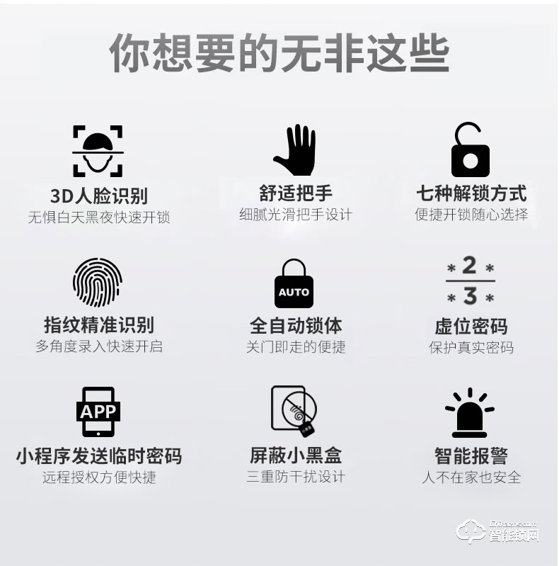 幻侣智能锁  r2家用防盗门人脸识别智能锁