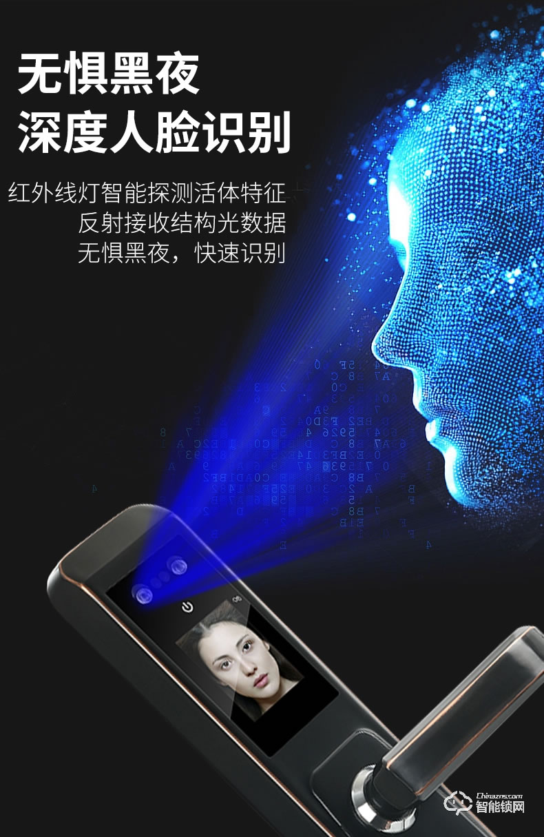 幻侣智能锁  r2家用防盗门人脸识别智能锁