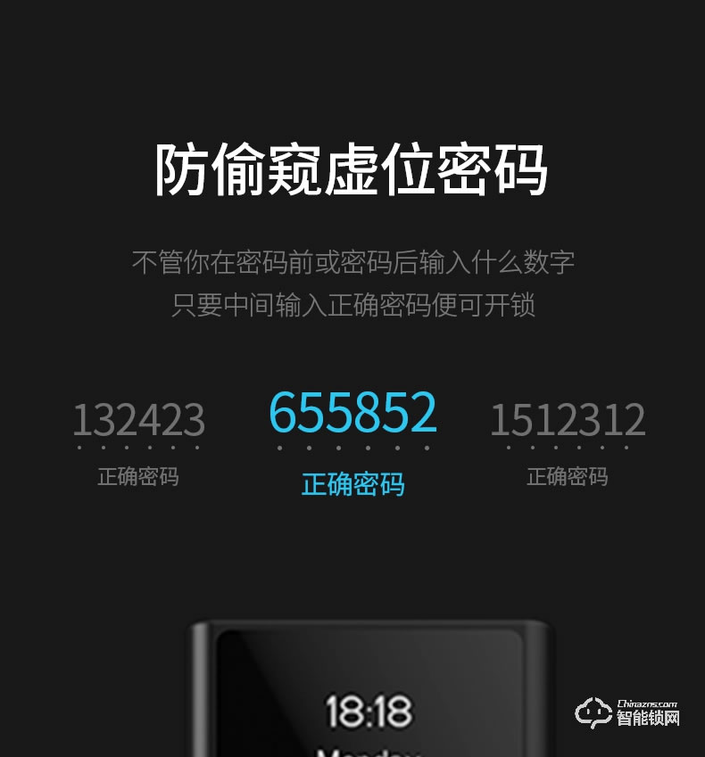 云讯智能锁 M1H家用防盗门智能锁电子密码锁