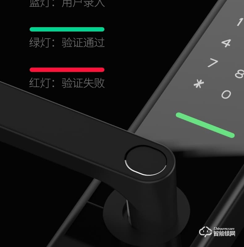 云讯智能锁 M1H家用防盗门智能锁电子密码锁