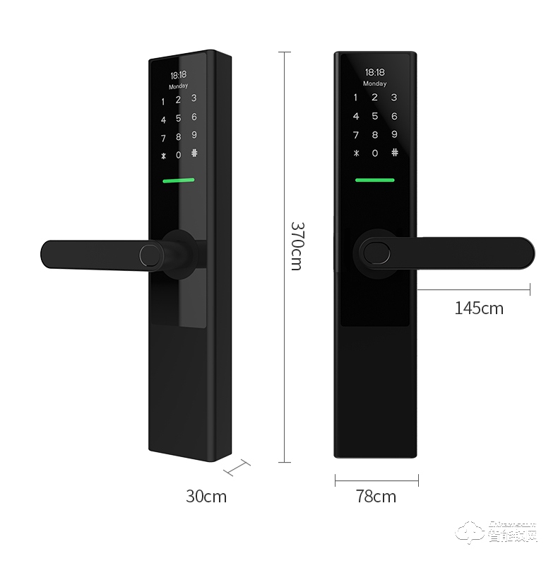 云讯智能锁 M1H家用防盗门智能锁电子密码锁