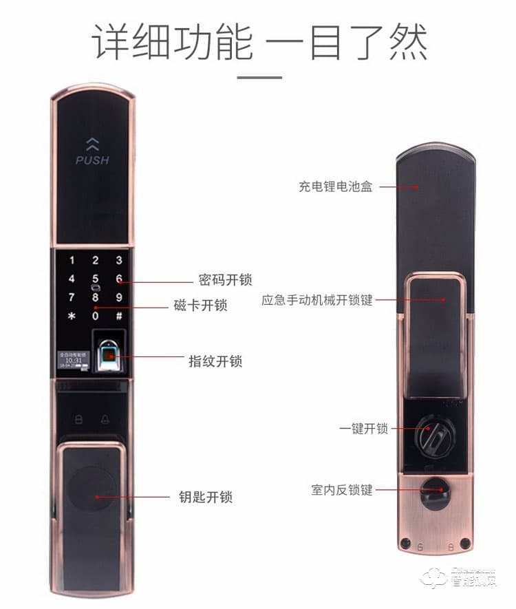 秘堡智能锁 全自动智能指纹锁