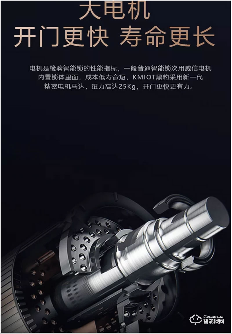 奔智智能锁 FCL10家用推拉式指纹锁