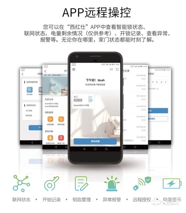 西红仕智能锁 1号家用防盗门密码锁