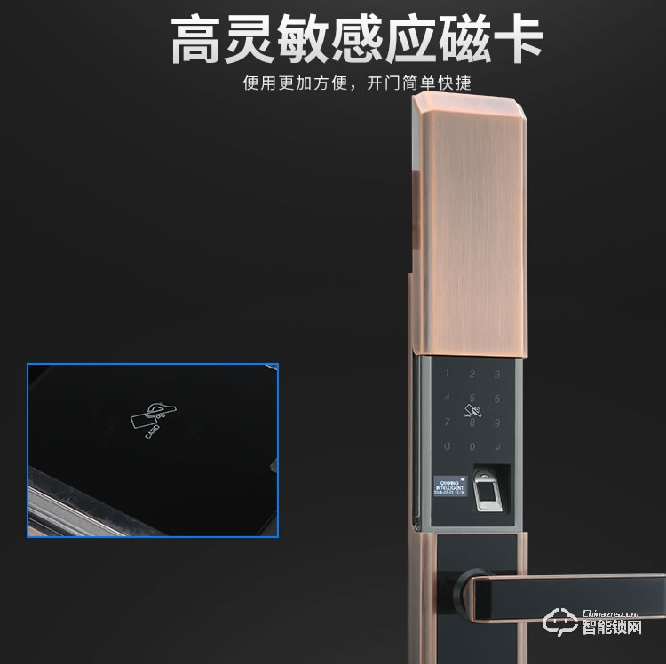 狮柯装甲锁 HD03家用电子防盗门指纹锁