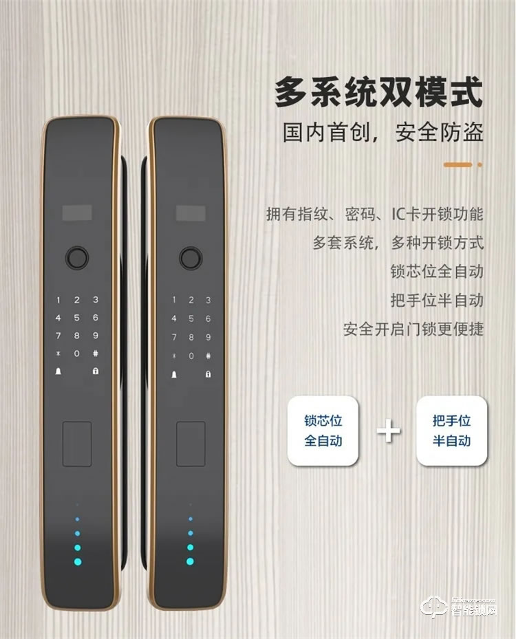 迪菲德智能锁 Q8一触开全自动指纹智能锁