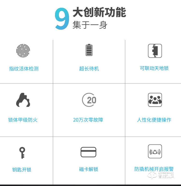 艾仕臣智能锁 AS-005全自动密码锁磁卡锁
