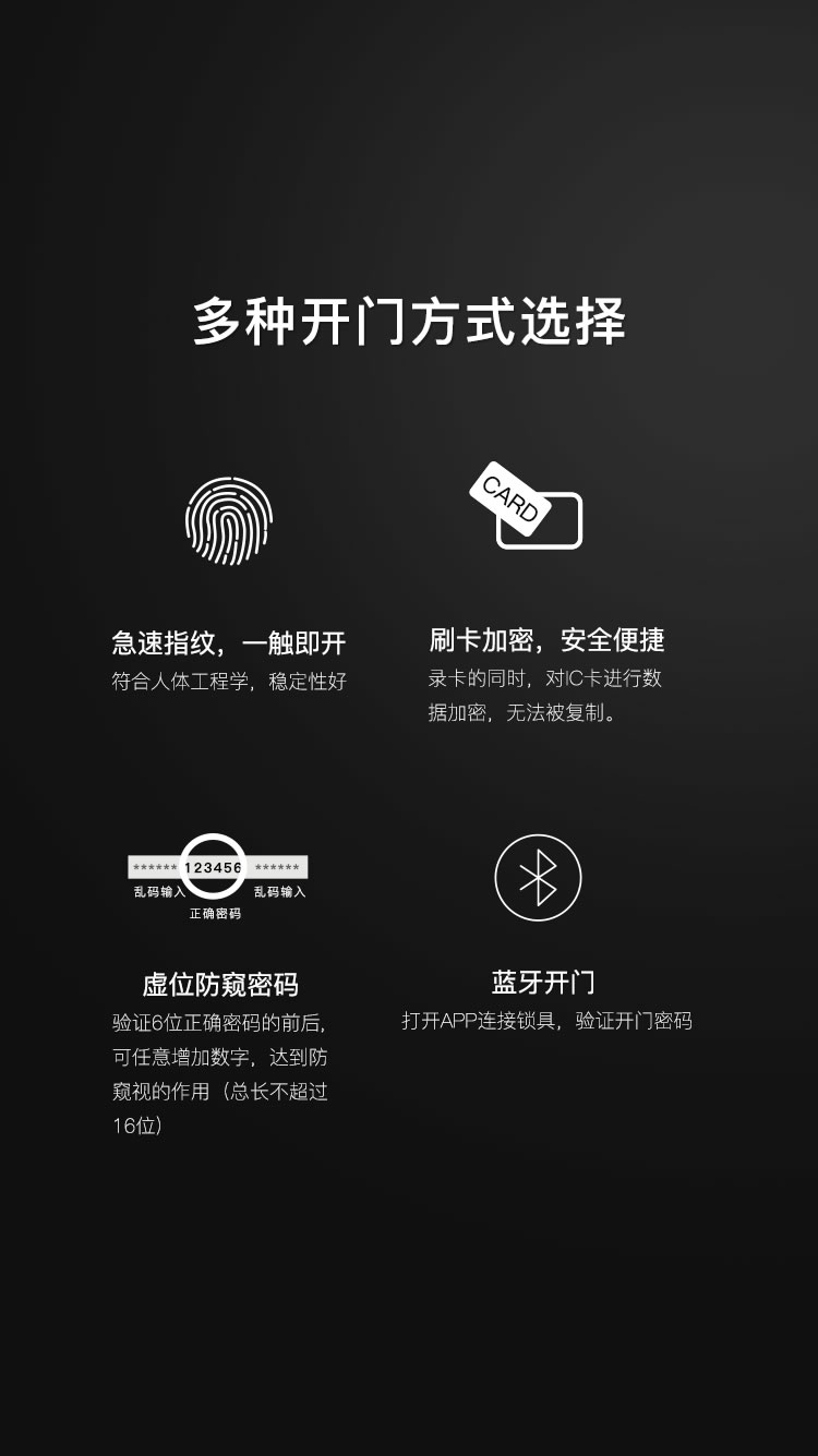 鸿利智能锁 A31家用防盗门密码智能门锁