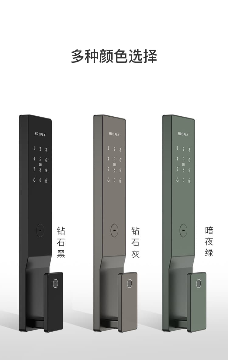 鸿利智能锁 A31家用防盗门密码智能门锁