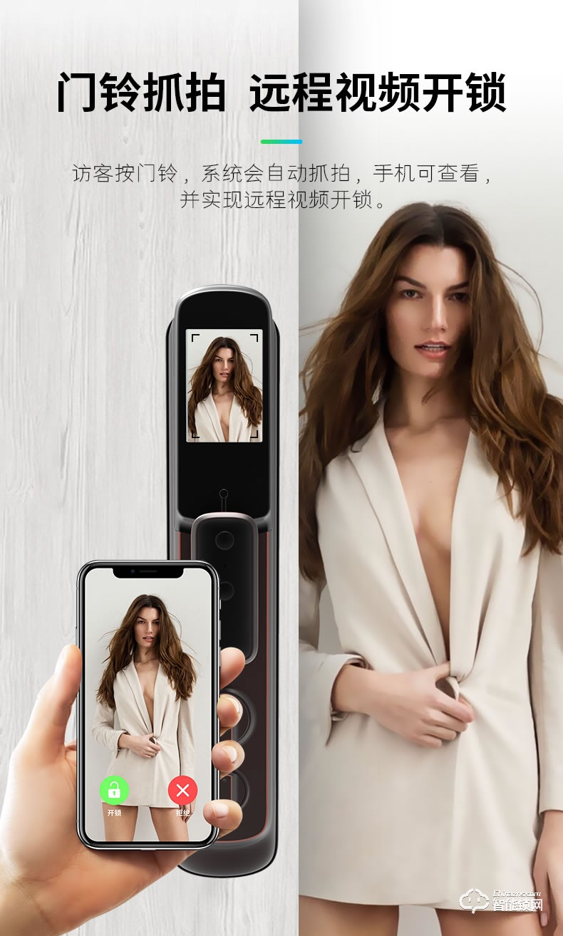 小智智能锁 V2全自动视频监控智能锁