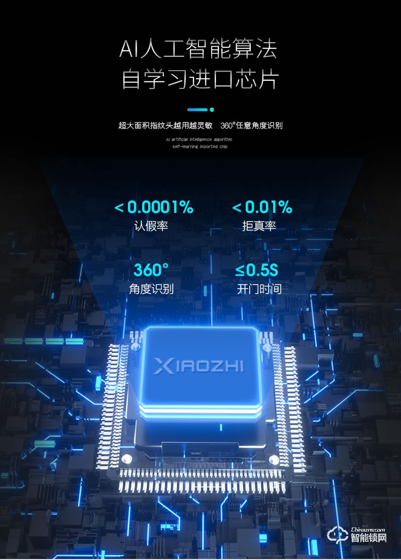 小智智能锁 K11家用防盗门密码锁