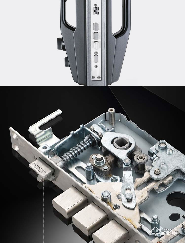 科罗威智能锁 KLV-PZ01全自动指纹密码磁卡电子门锁