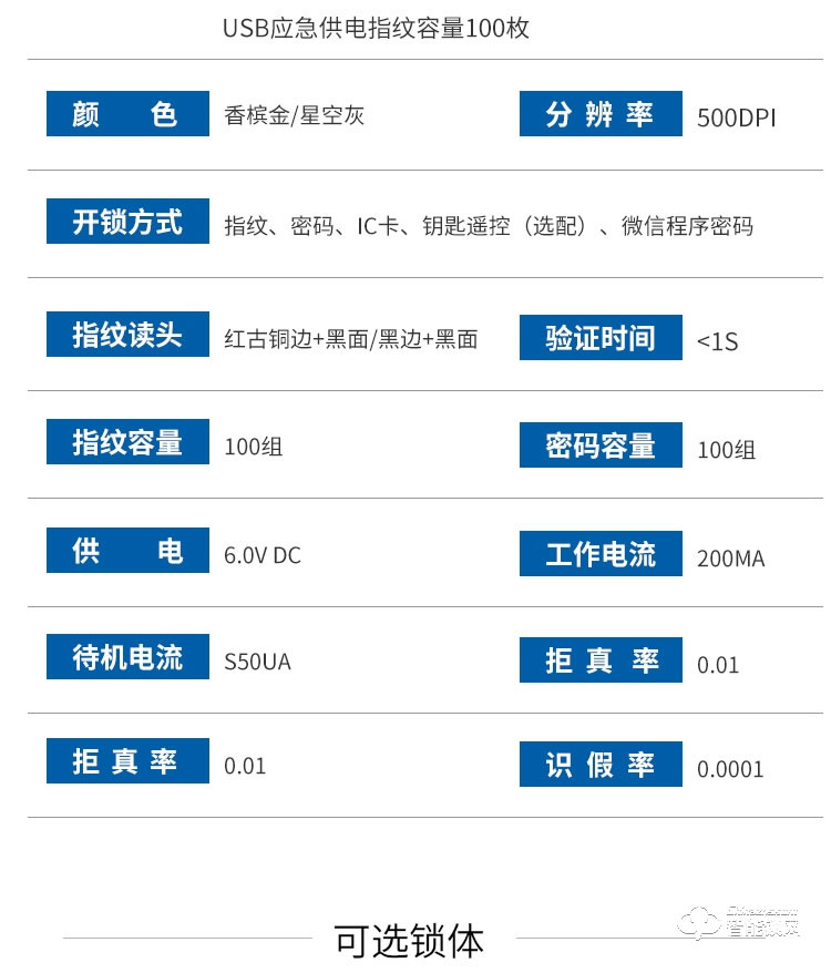 科罗威智能锁 KLV-PM01全自动摄像头可视猫眼电子锁