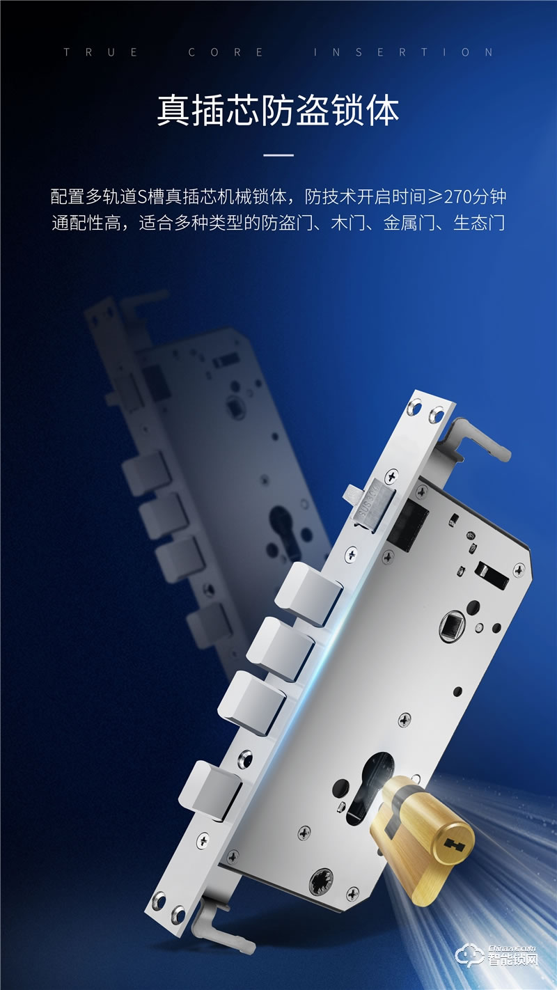 惠氏智能锁 S-H6V可视猫眼全自动智能锁