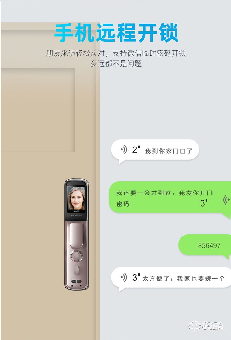 杰科智能锁 Z2家用防盗门密码锁电子锁
