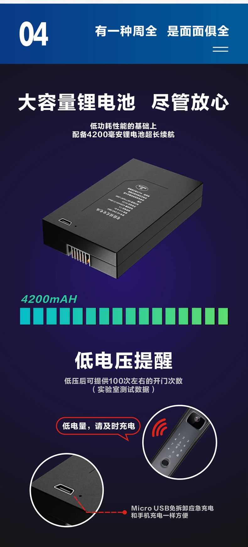 海尔智能锁50V室内带屏指纹锁家用防盗门电子门锁密码锁V50