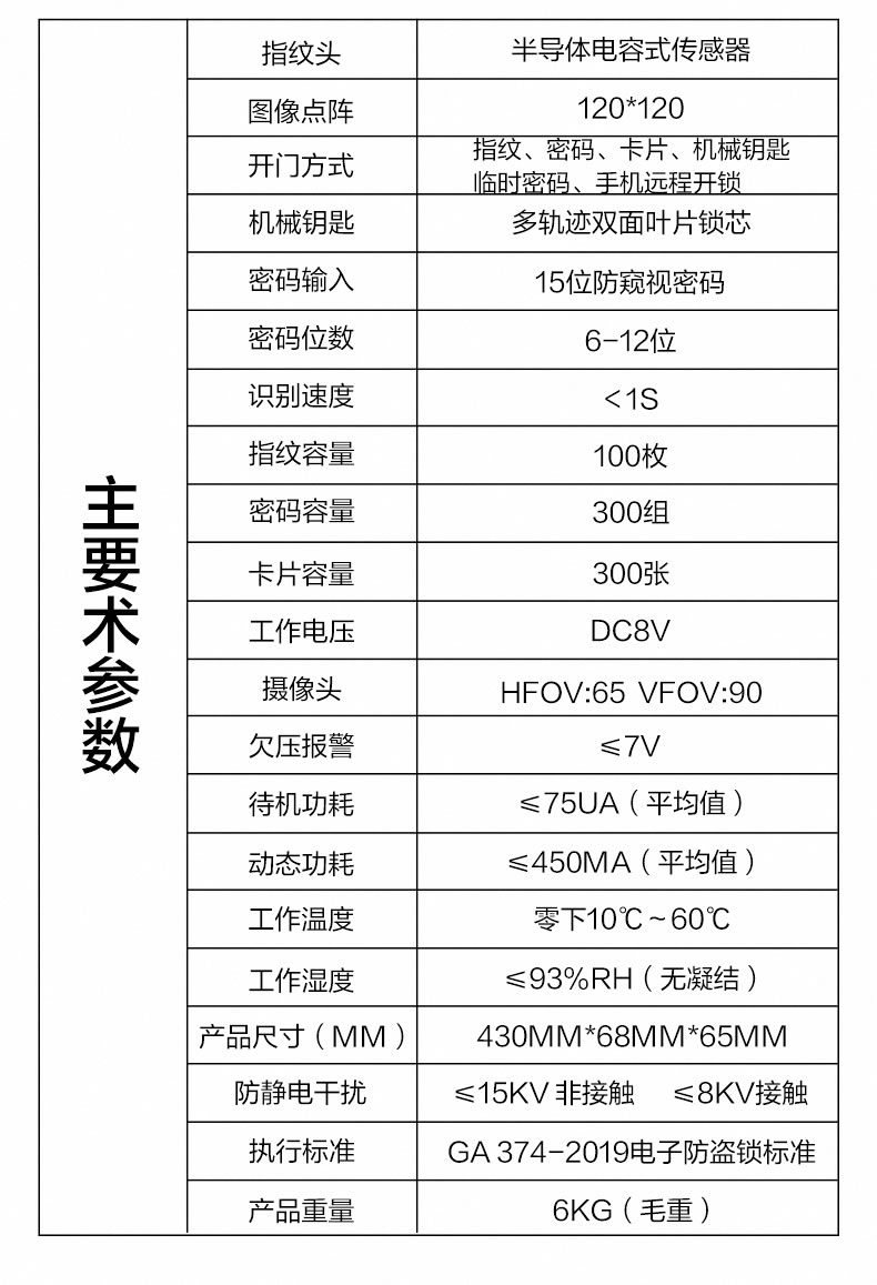 海尔智能锁28V可视猫眼指纹锁家用防盗门密码锁V28